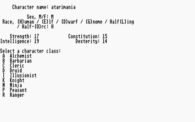 Quest atari screenshot